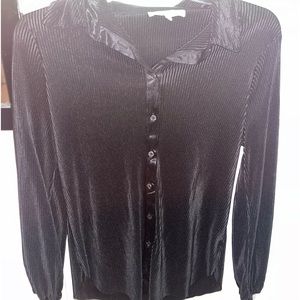 Black ribbed long sleeve